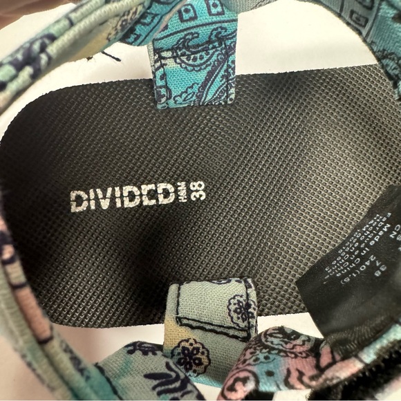 H&M DIVIDCD SANDLES SIZE: 7 - Picture 4 of 8